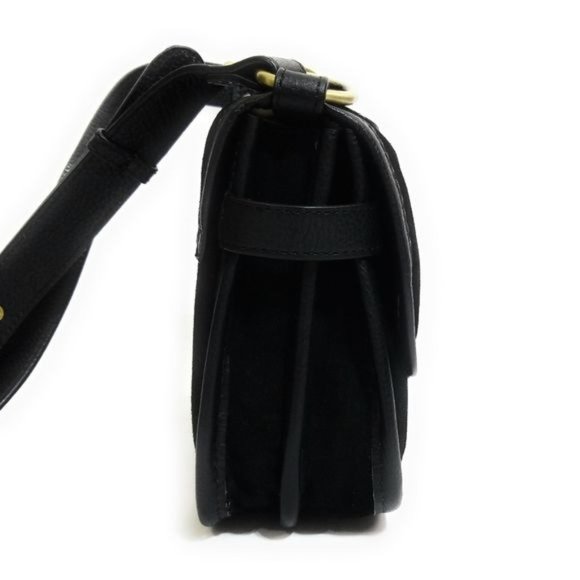 Nanette Lepore Womens New Waverly Flap Crossbody Shoulder Bag in Black - Picture 7 of 15